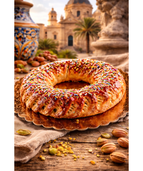 Buccellato a ciambella da 1000g. pralinata